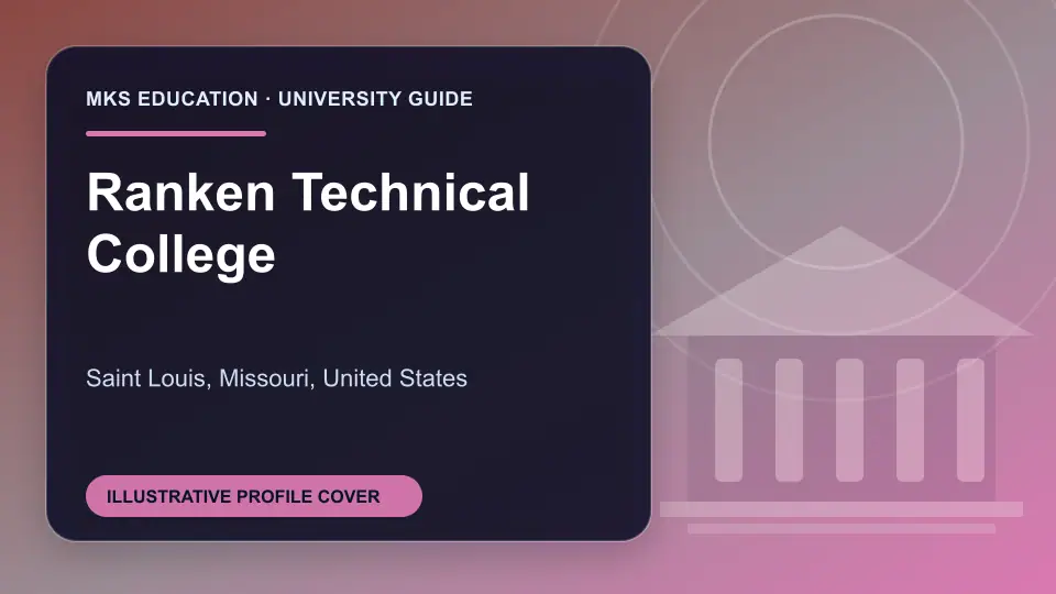 Illustrative MKS Education profile cover for Ranken Technical College in the USA