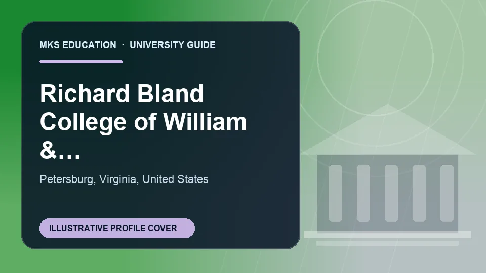 Illustrative MKS Education profile cover for Richard Bland College of William & Mary in United States