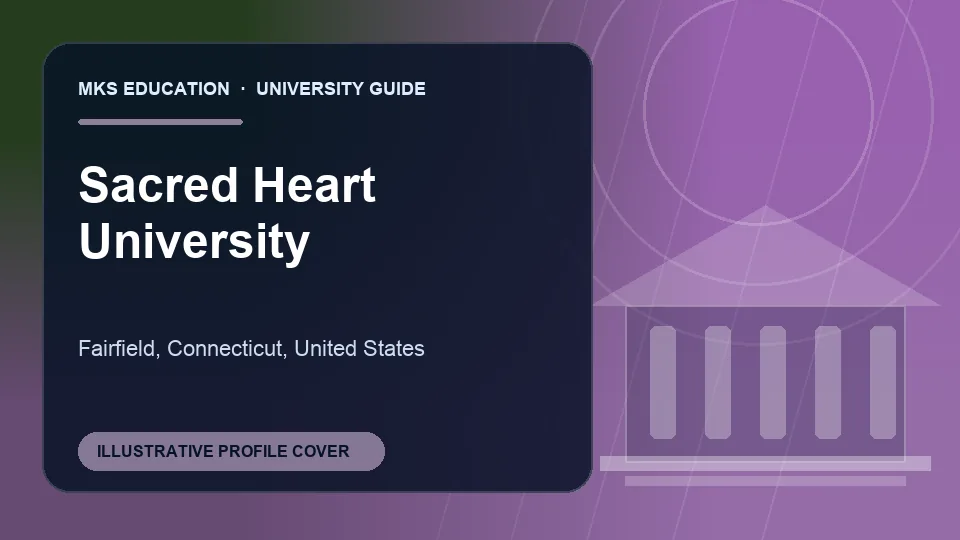 Illustrative MKS Education profile cover for Sacred Heart University in United States