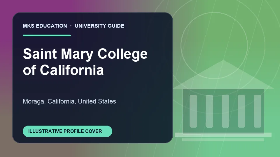 Illustrative MKS Education profile cover for Saint Mary College of California in United States