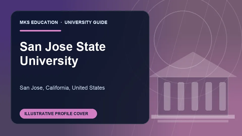 Illustrative MKS Education profile cover for San Jose State University in United States