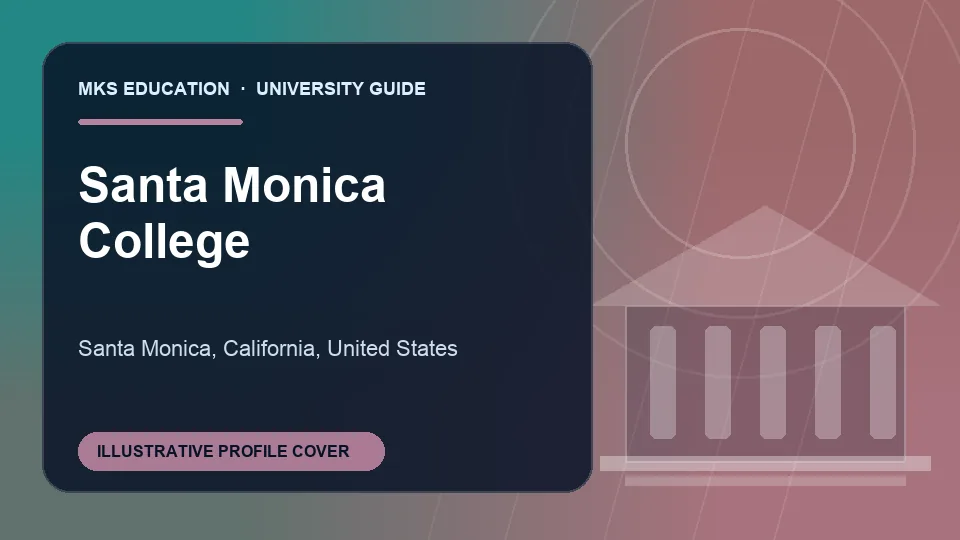 Illustrative MKS Education profile cover for Santa Monica College in United States