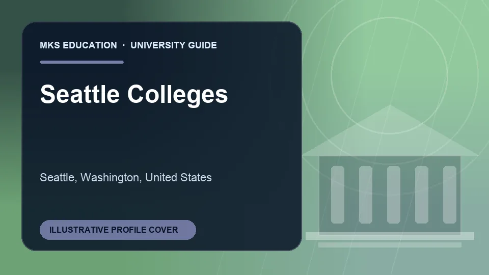 Illustrative MKS Education profile cover for Seattle Colleges in United States