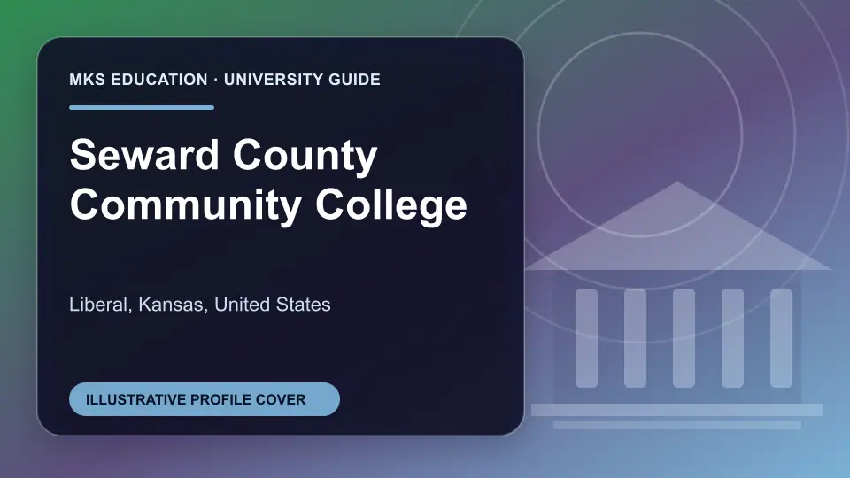 Illustrative MKS Education profile cover for Seward County Community College in the USA