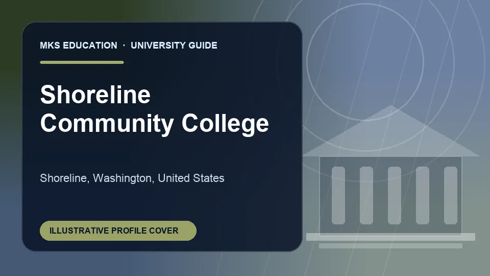 Illustrative MKS Education profile cover for Shoreline Community College in United States