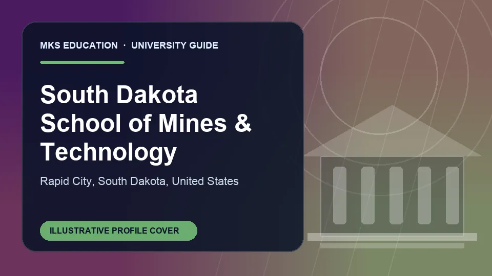 Illustrative MKS Education profile cover for South Dakota School of Mines & Technology in United States