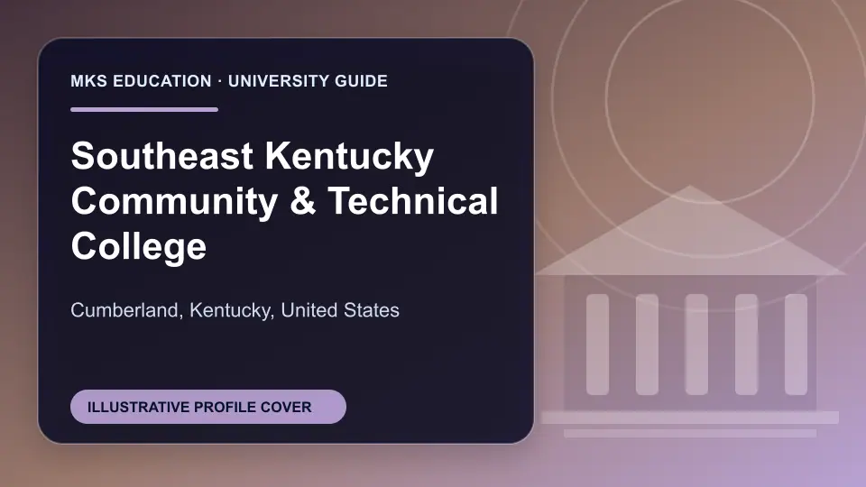 Illustrative MKS Education profile cover for Southeast Kentucky Community & Technical College in the USA