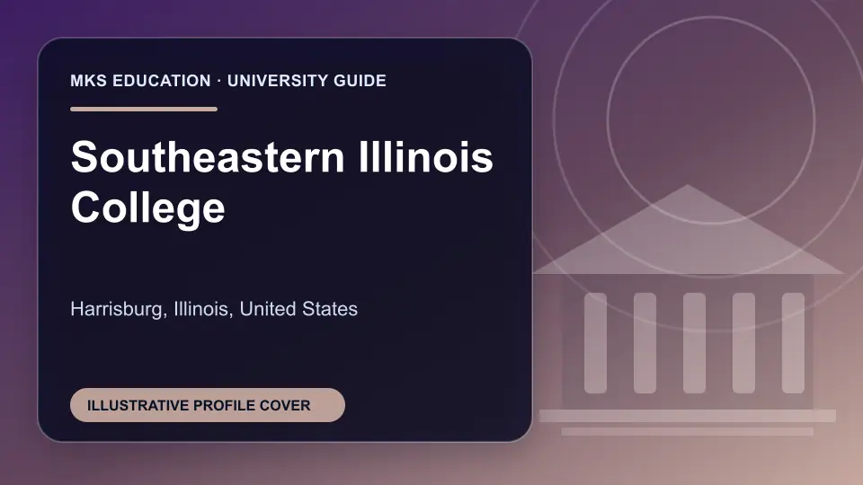 Illustrative MKS Education profile cover for Southeastern Illinois College in the USA