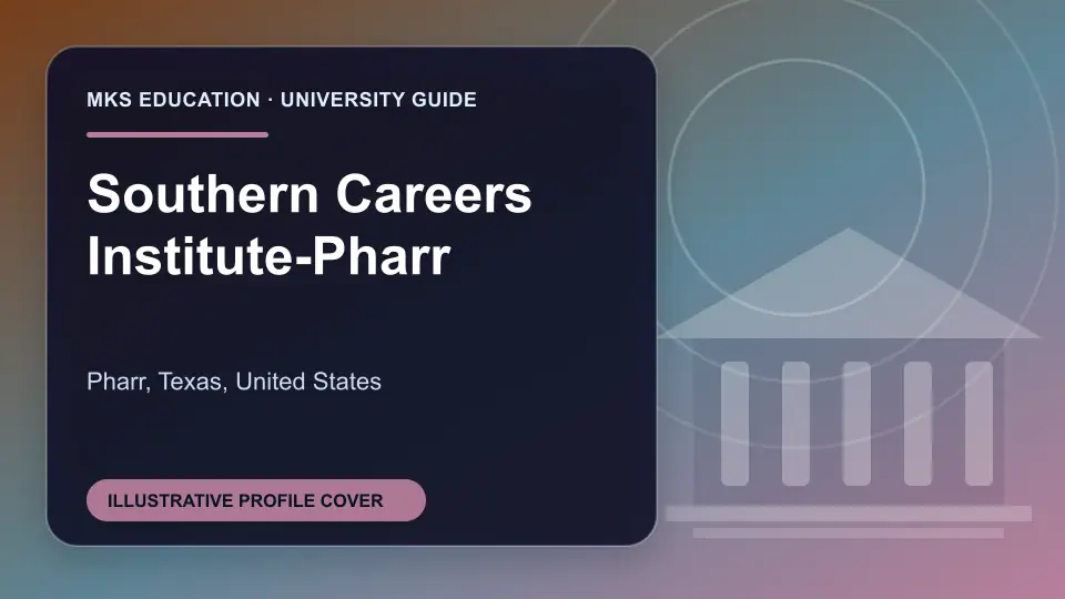 Illustrative MKS Education profile cover for Southern Careers Institute-Pharr in the USA