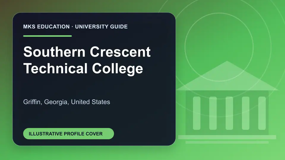 Illustrative MKS Education profile cover for Southern Crescent Technical College in the USA