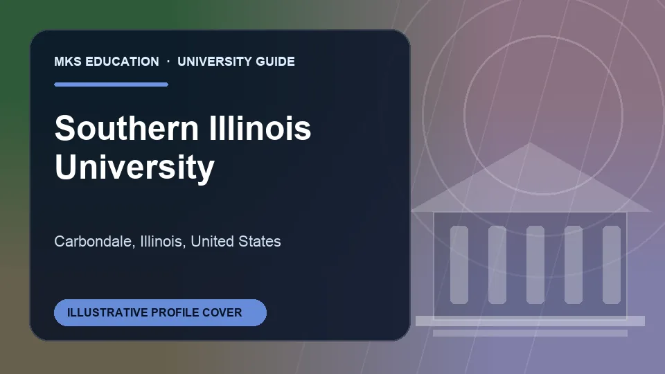 Illustrative MKS Education profile cover for Southern Illinois University in United States