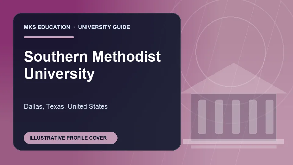 Illustrative MKS Education profile cover for Southern Methodist University in United States