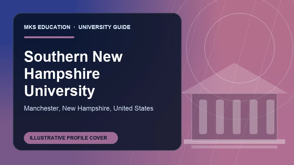 Illustrative MKS Education profile cover for Southern New Hampshire University in United States