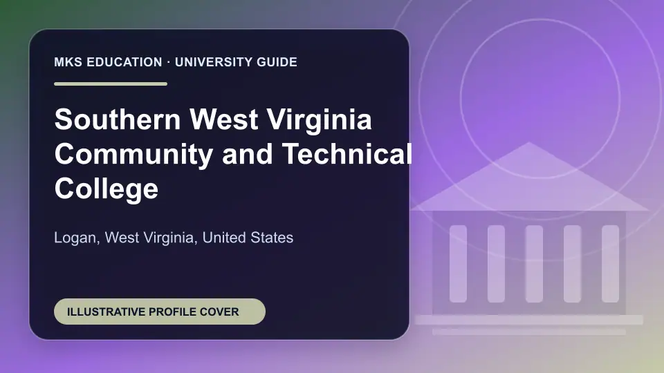 Illustrative MKS Education profile cover for Southern West Virginia Community and Technical College in the USA