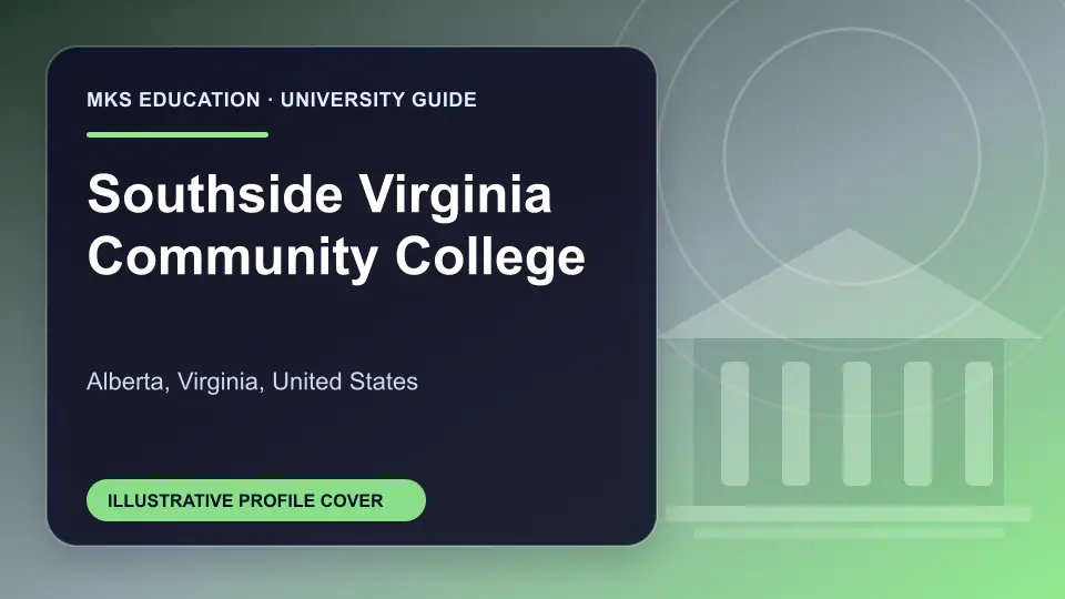 Illustrative MKS Education profile cover for Southside Virginia Community College in the USA