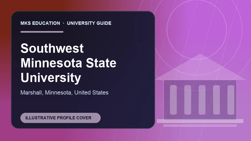 Illustrative MKS Education profile cover for Southwest Minnesota State University in United States