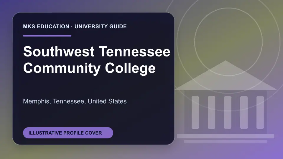 Illustrative MKS Education profile cover for Southwest Tennessee Community College in the USA
