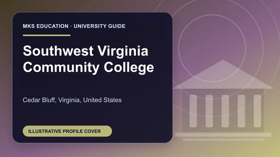 Illustrative MKS Education profile cover for Southwest Virginia Community College in the USA