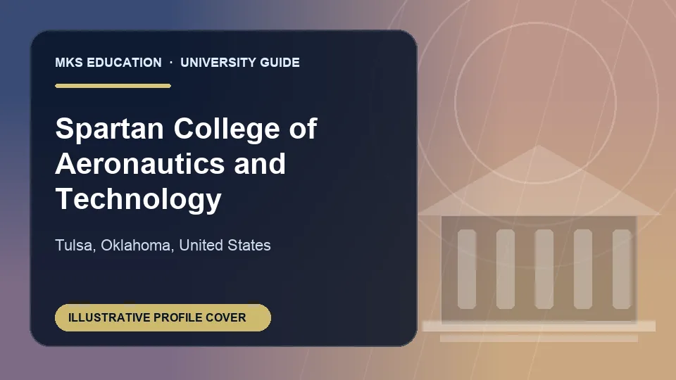 Illustrative MKS Education profile cover for Spartan College of Aeronautics and Technology in United States