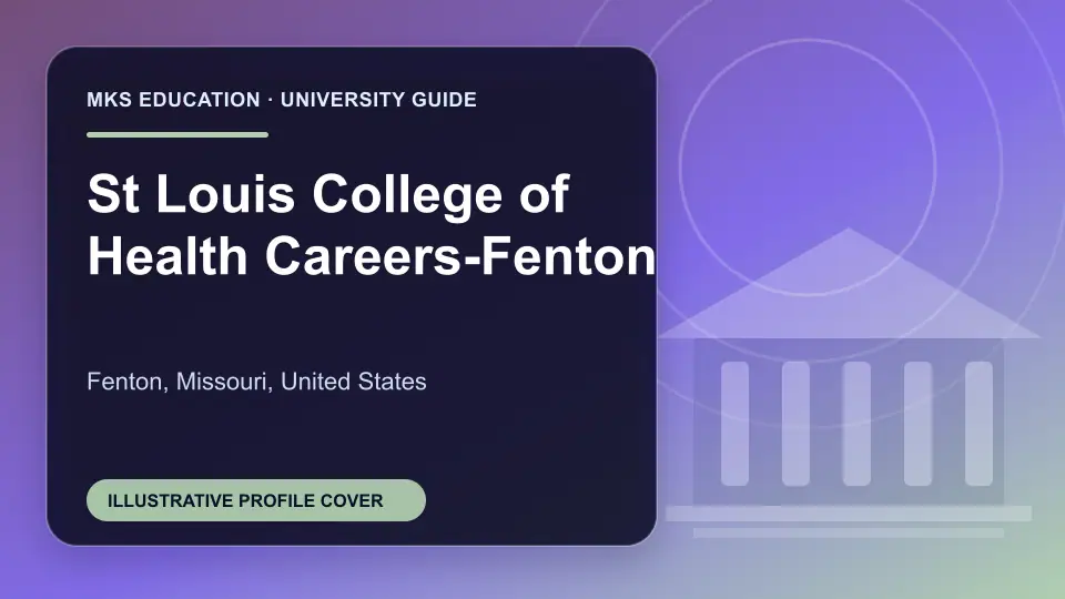 Illustrative MKS Education profile cover for St Louis College of Health Careers-Fenton in the USA