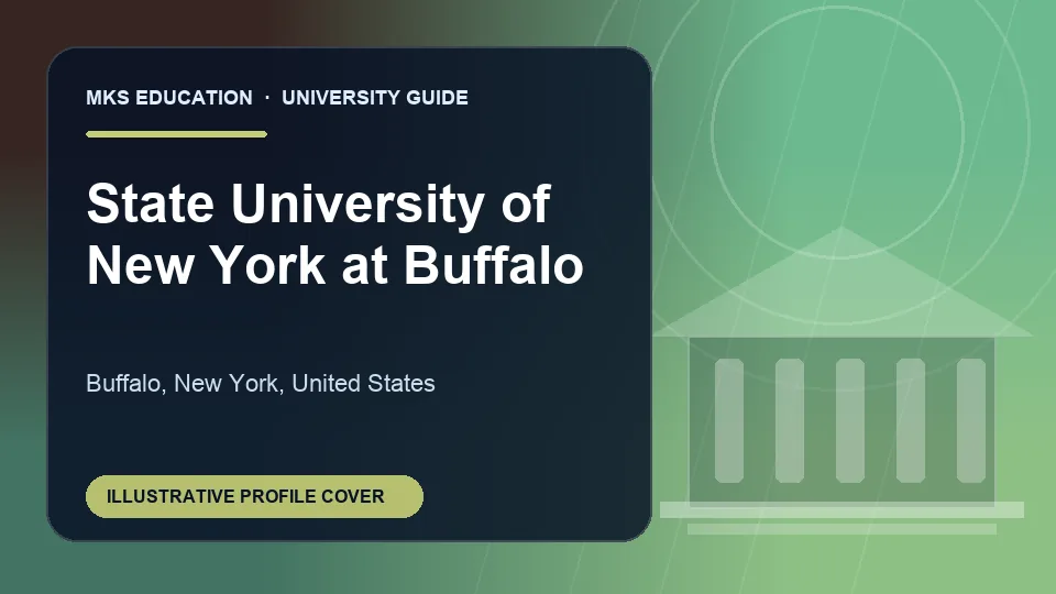 Illustrative MKS Education profile cover for State University of New York at Buffalo in United States