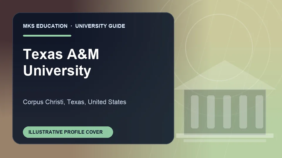 Illustrative MKS Education profile cover for Texas A&M University in United States