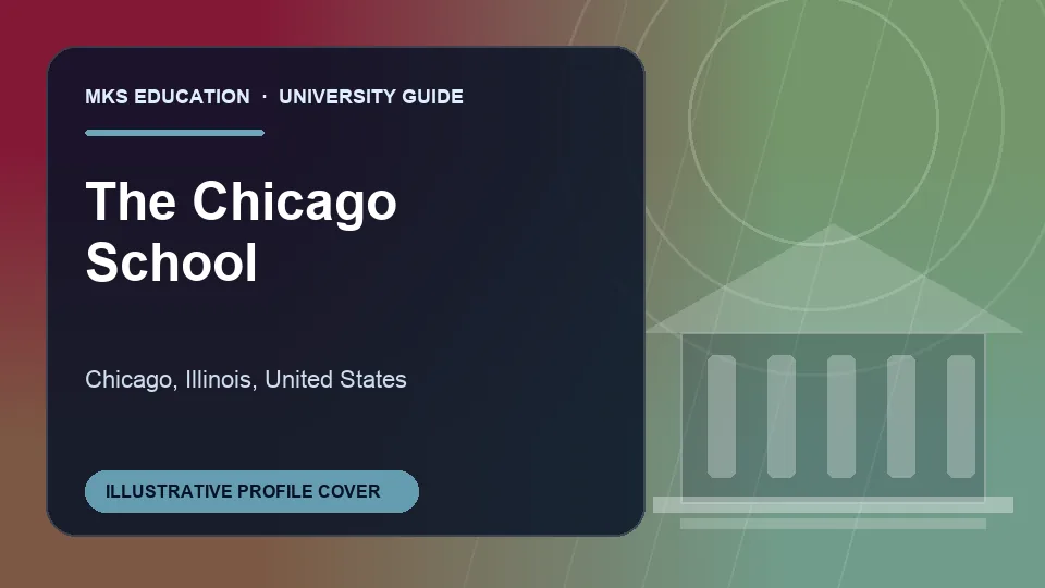 Illustrative MKS Education profile cover for The Chicago School in United States