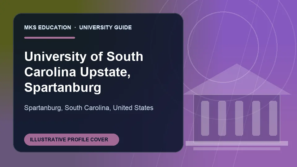Illustrative MKS Education profile cover for University of South Carolina Upstate, Spartanburg in United States