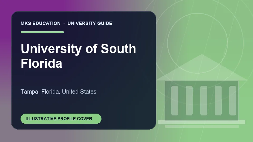 Illustrative MKS Education profile cover for University of South Florida in United States