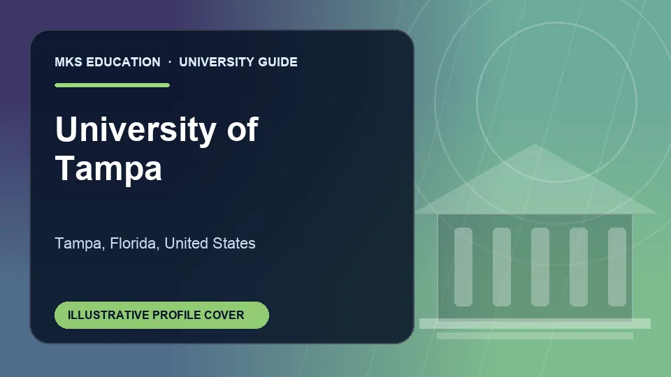 Illustrative MKS Education profile cover for University of Tampa in United States