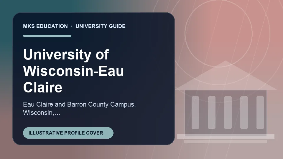 Illustrative MKS Education profile cover for University of Wisconsin-Eau Claire in United States
