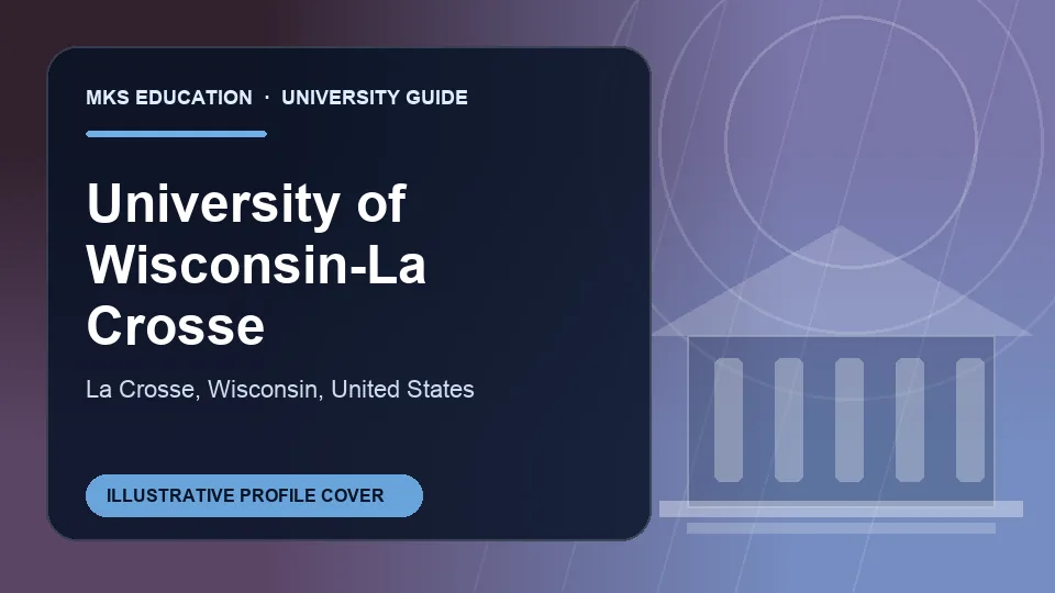 Illustrative MKS Education profile cover for University of Wisconsin-La Crosse in United States