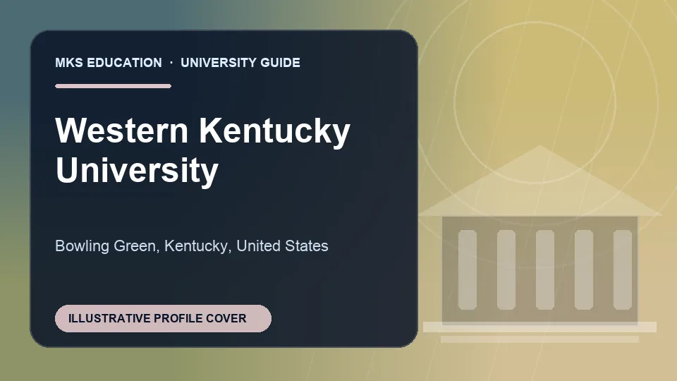 Illustrative MKS Education profile cover for Western Kentucky University in United States