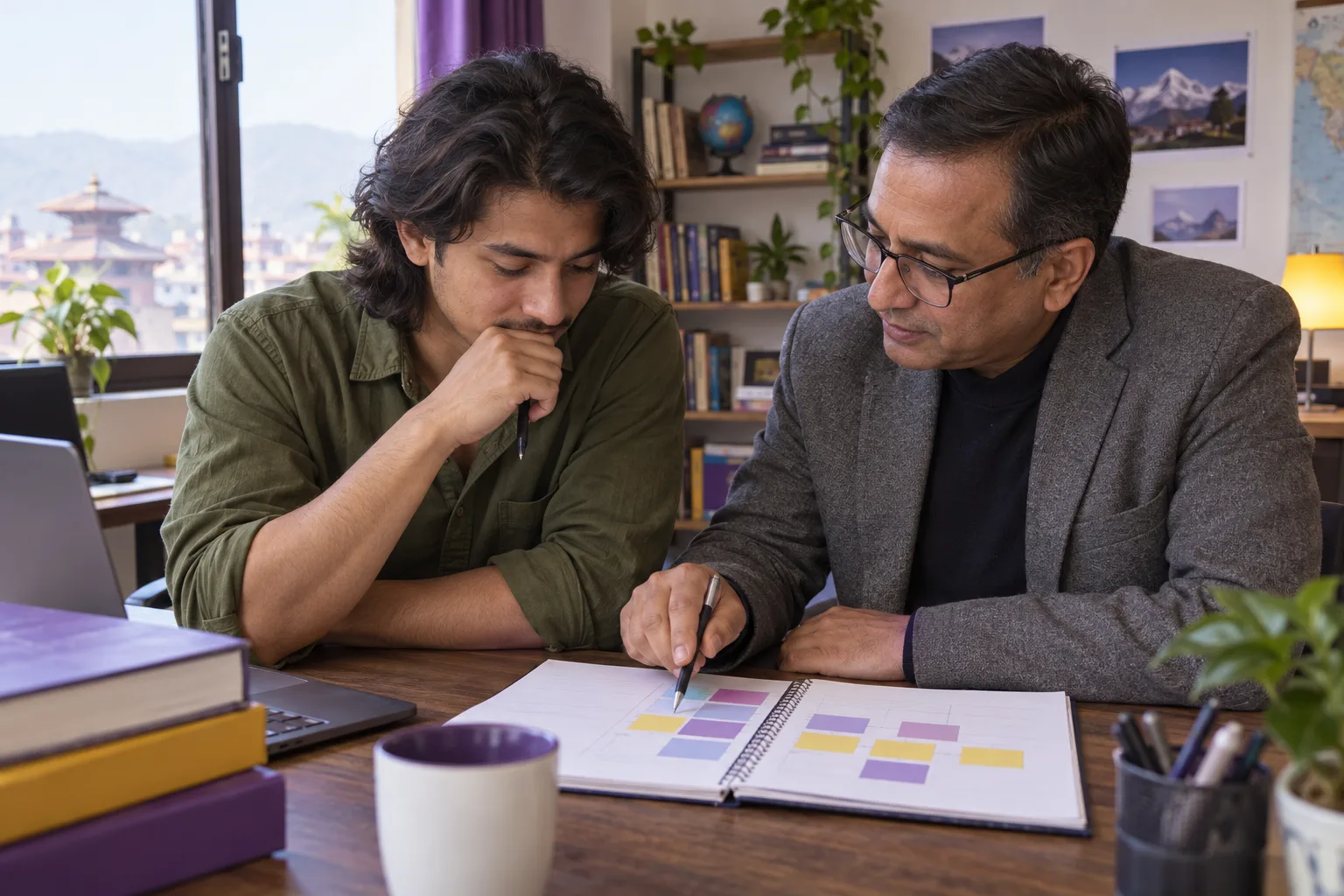 GMAT learner and tutor reviewing missed questions after a mock test