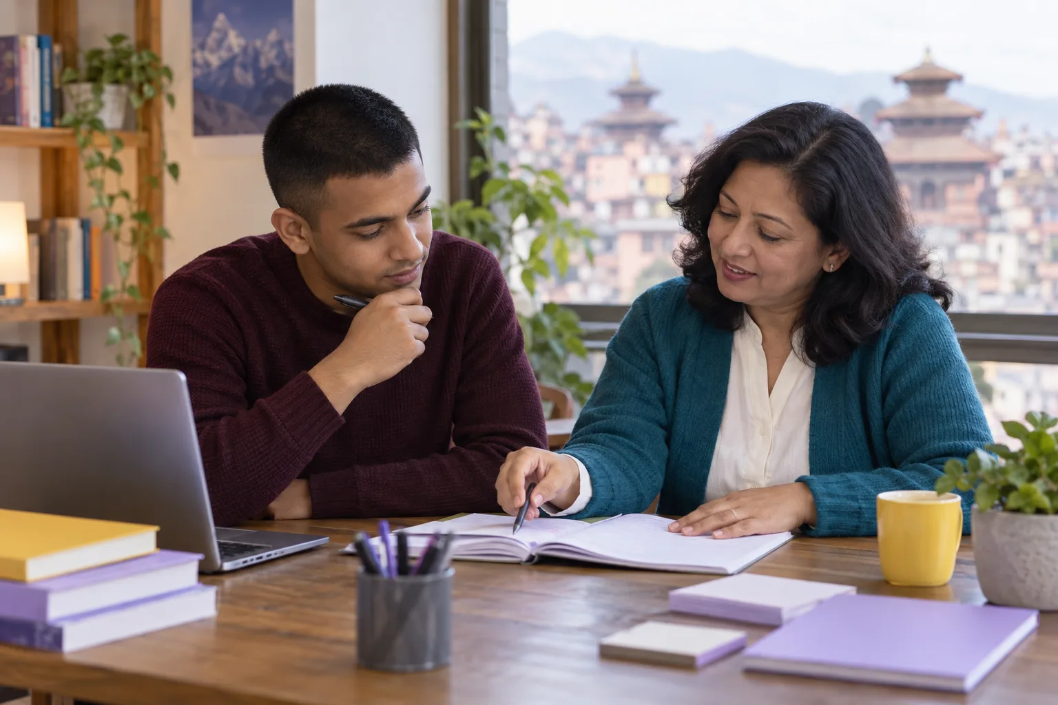 GMAT tutor helping a student check exponents and scientific notation practice