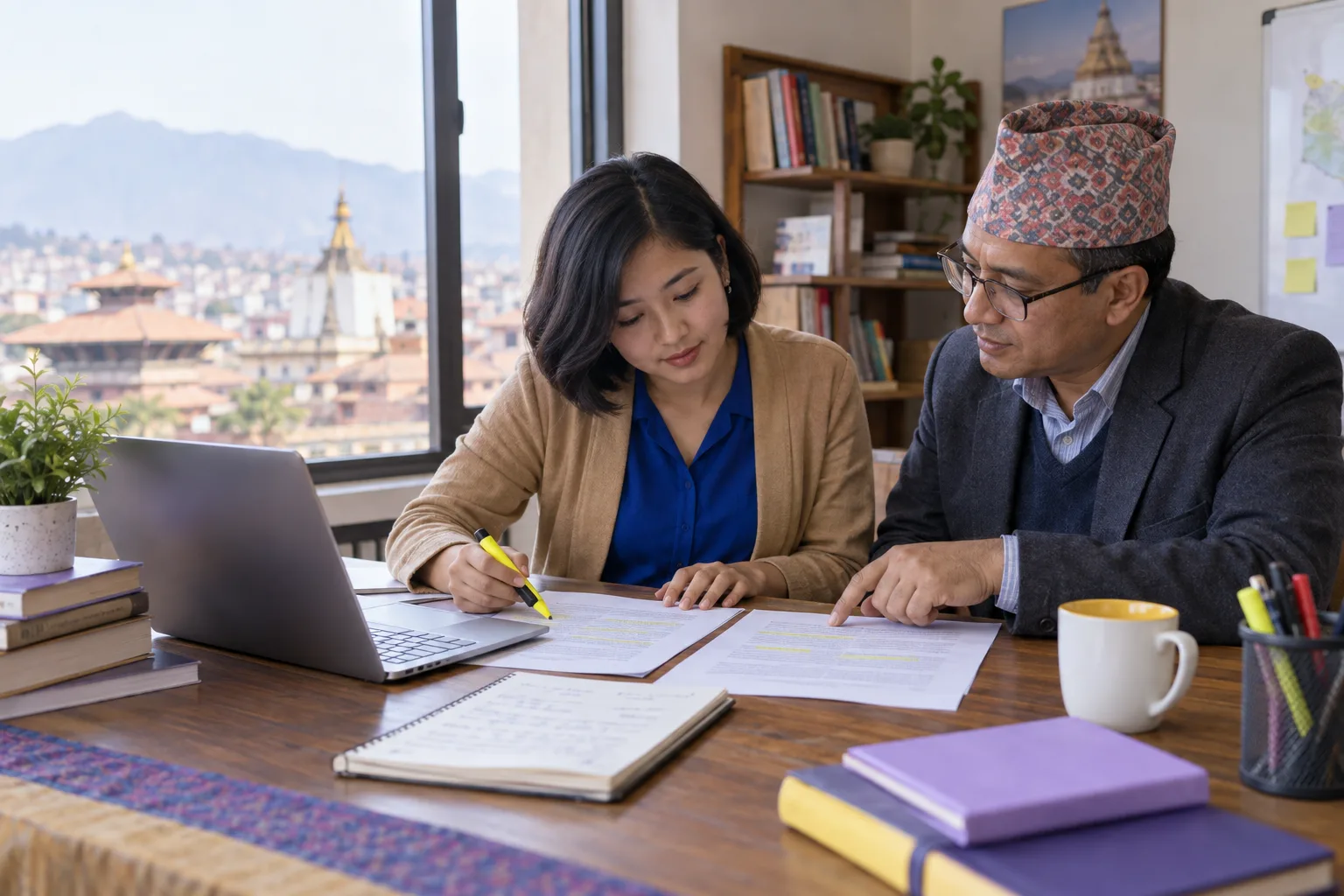 GMAT learner annotating a short reading passage for inference and evidence