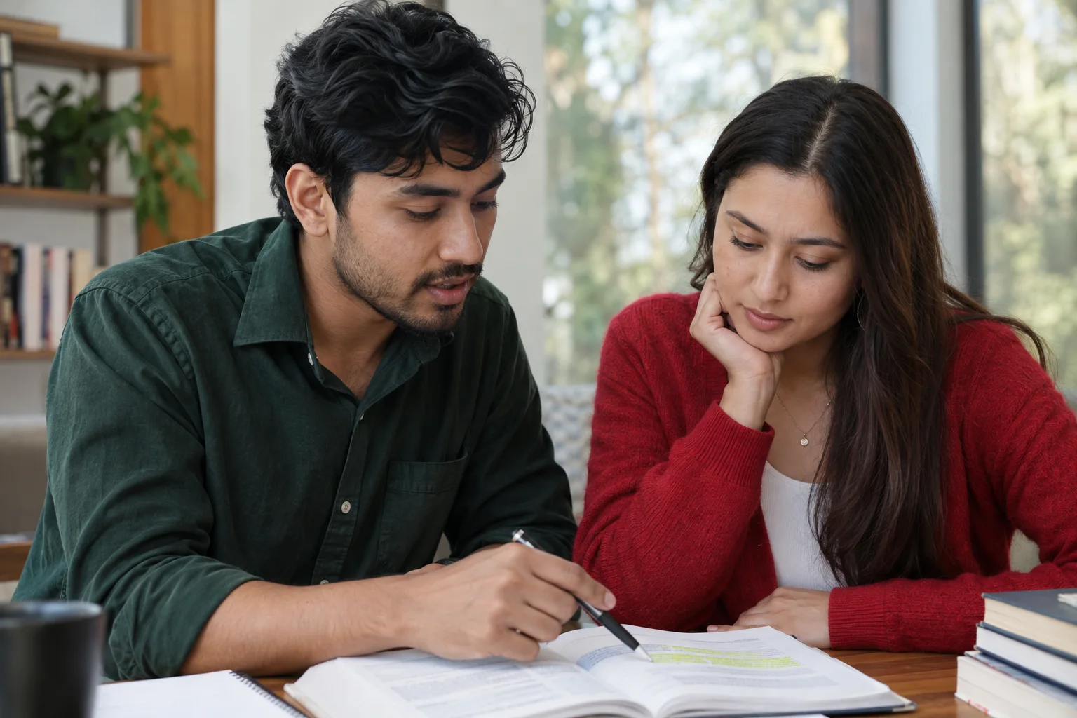 GRE tutor and student compare passage details with paraphrased answer choices.