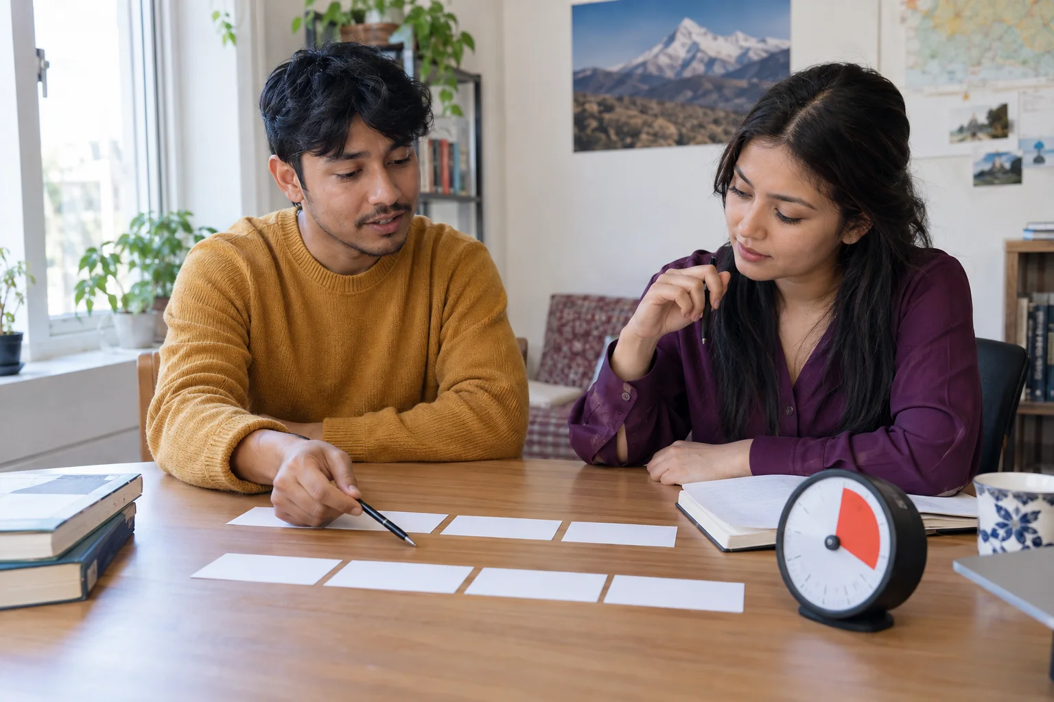 Tutor and student discuss timed GRE verbal section pacing.
