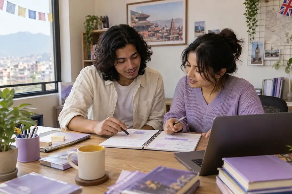Nepali learner and adviser compare IELTS requirements for UK study
