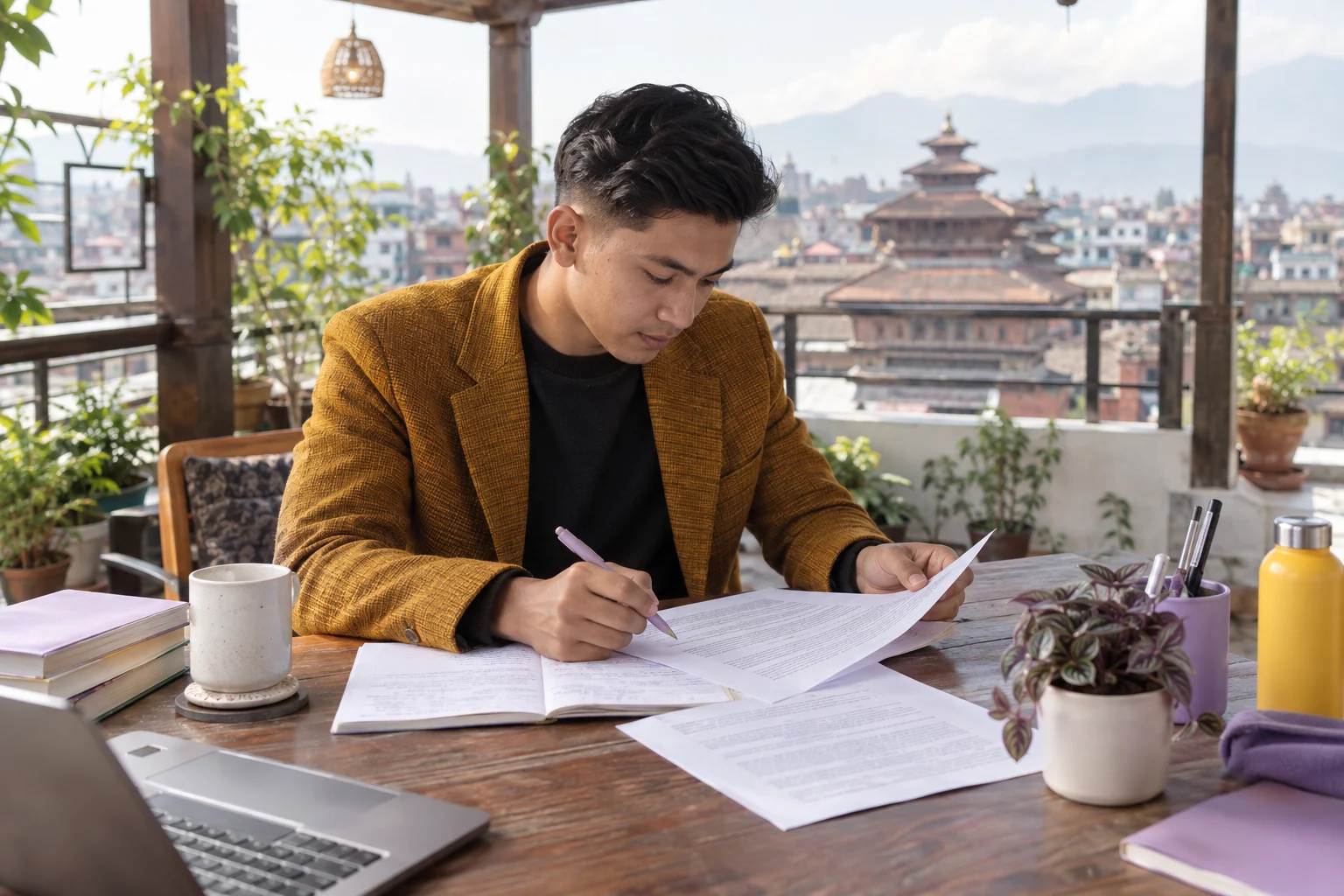 IELTS learner locates details for matching information questions in a reading passage