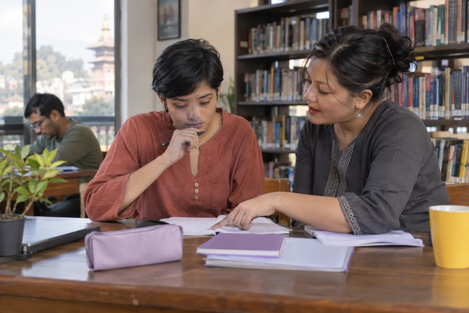 IELTS learner reviews matching features notes with a tutor