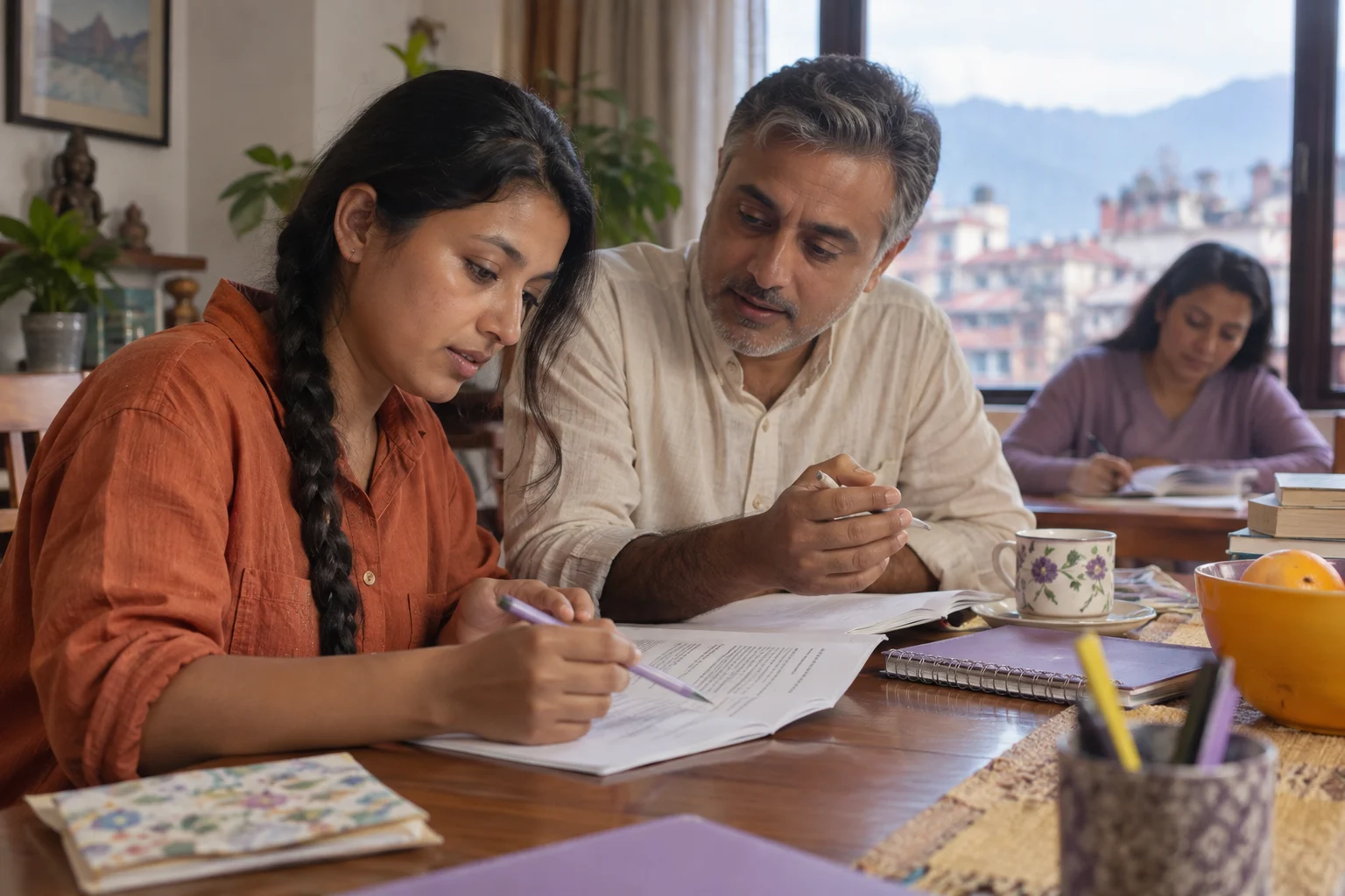 IELTS tutor and student review difficult academic reading passages