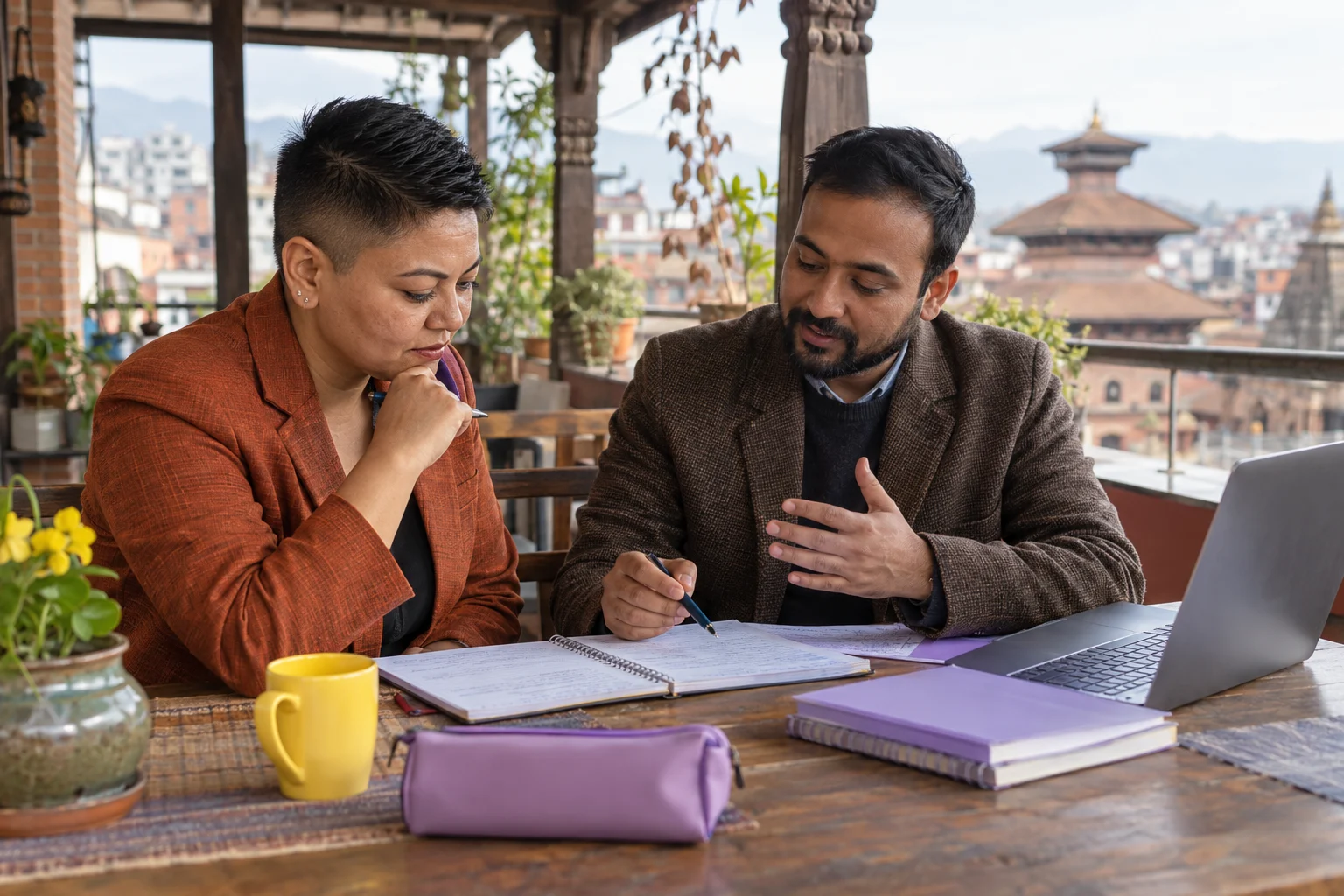 IELTS for UKVI Academic Listening practice review with a learner and notes