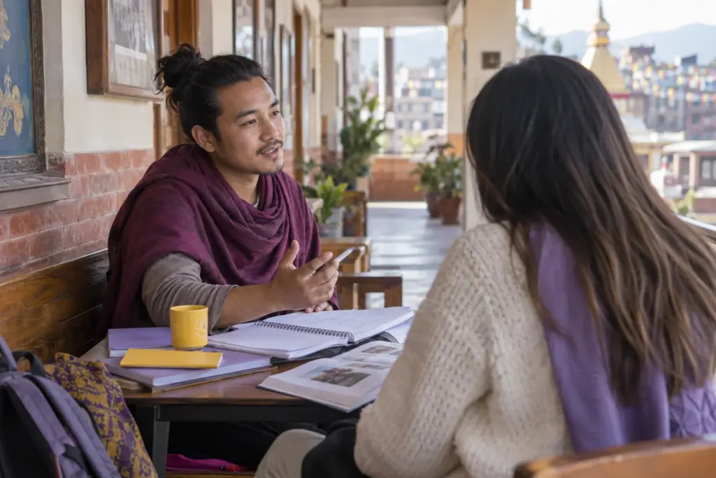 IELTS for UKVI Academic Speaking conversation with learner and tutor