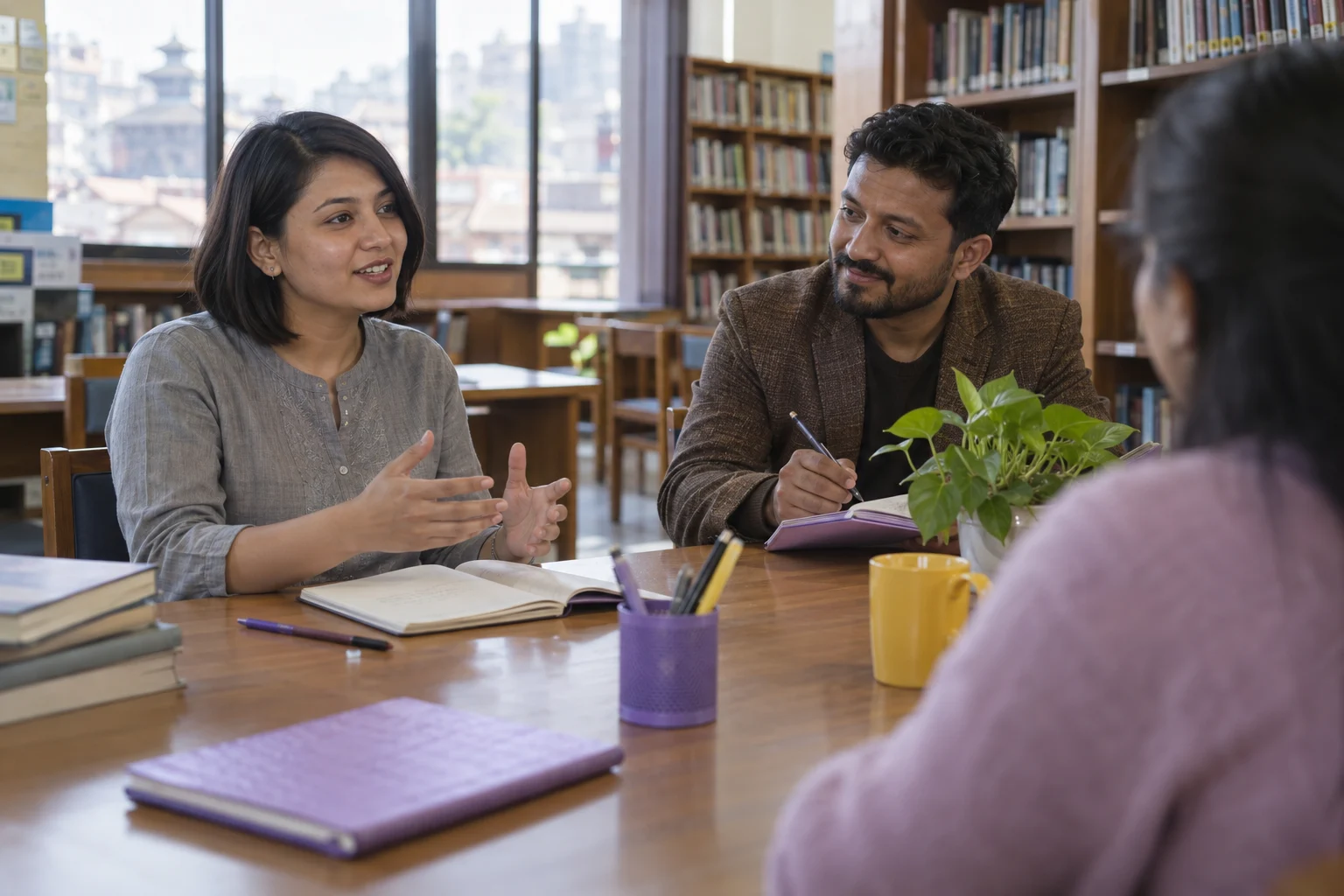 IELTS UKVI General Training Speaking — partner dialogue practice with feedback notebook