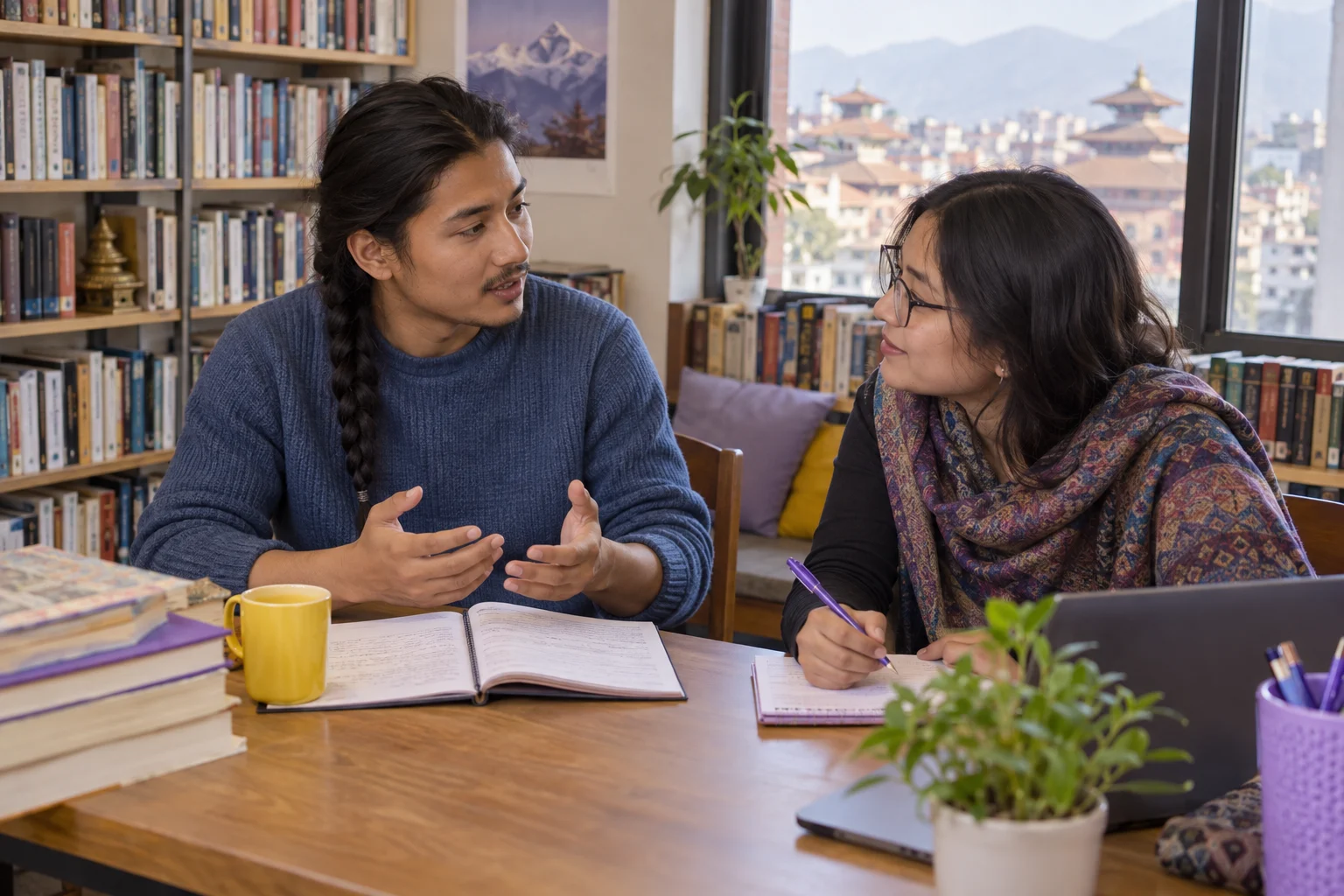 IELTS Life Skills A1 preparation guide — tutor and learner practising an everyday conversation