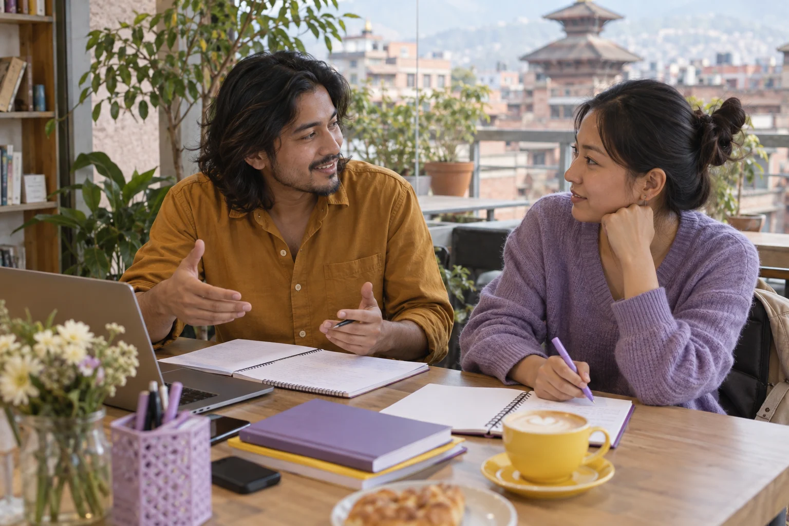 IELTS Life Skills A1 housing and weather topics — tutor and learner practising an everyday conversation