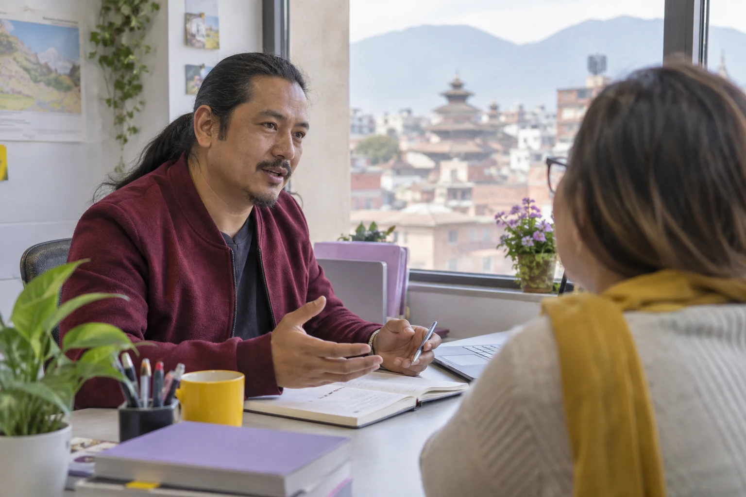 IELTS Life Skills B1 results and application evidence — tutor and learner practising an everyday conversation
