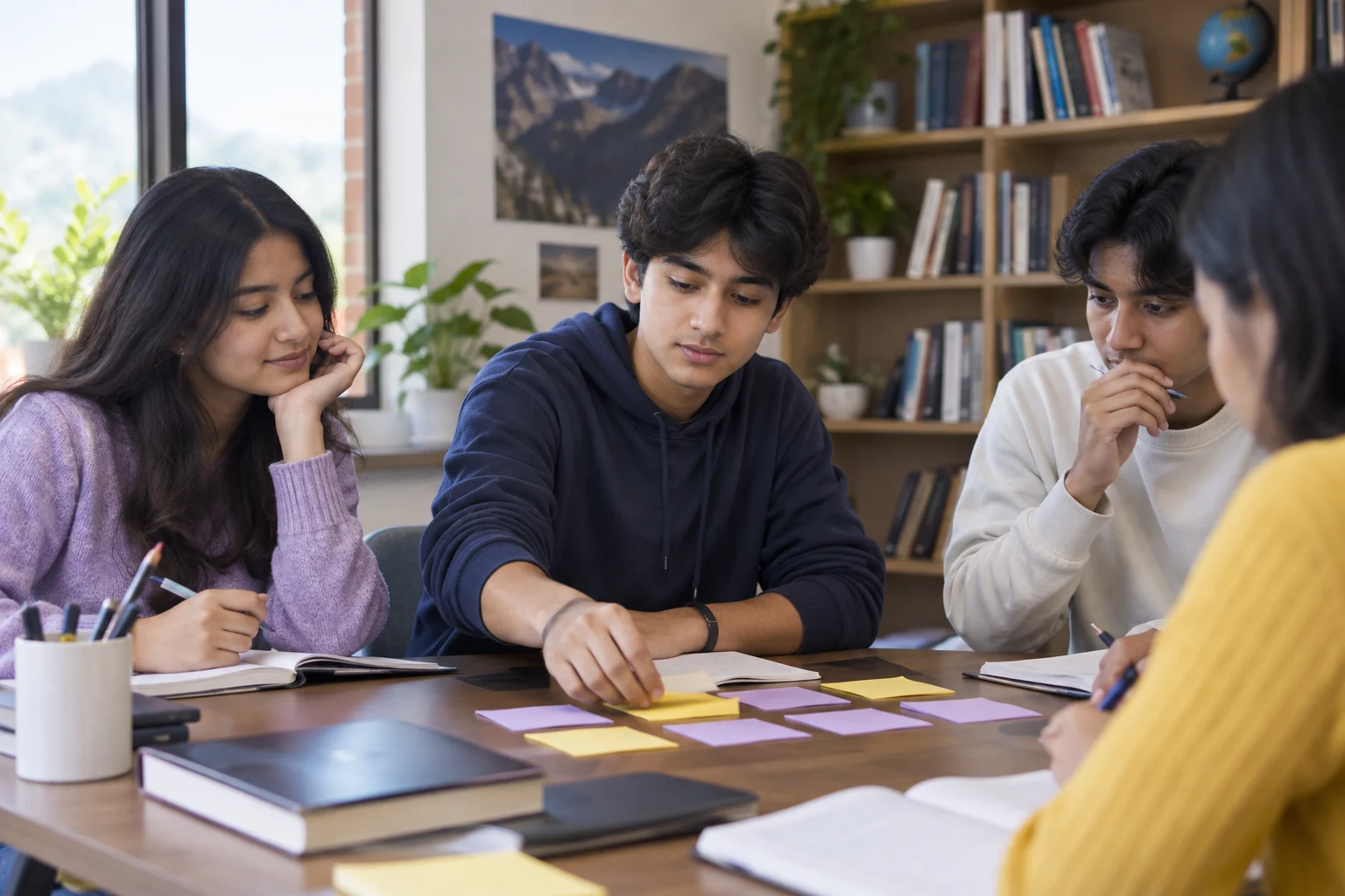 Teen learners compare SAT benchmark targets with a tutor